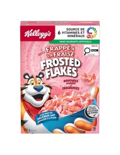 Batido de fresa con copos escarchados de Kellogg's 2