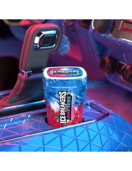 Ice Breakers Flavor Shifters con sabor a frutos del bosque y menta fresca