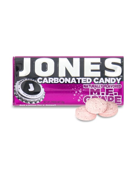 Jones Carbonated Candy M.F Grape 25g | Pop's America