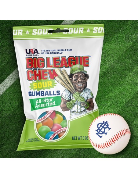 Chicles ácidos masticables de Big League