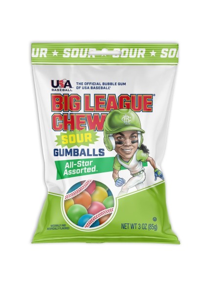 Chicles ácidos masticables de Big League