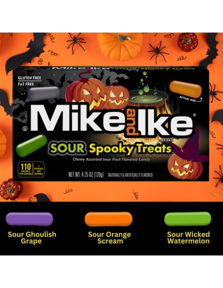 Mike and Ike Sour Spooky Treats 120g