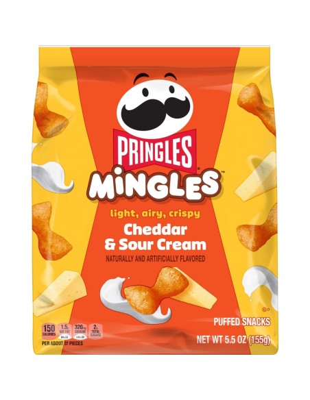 Pringles Mingles Cheddar & Sour Cream 155g | Pop's America