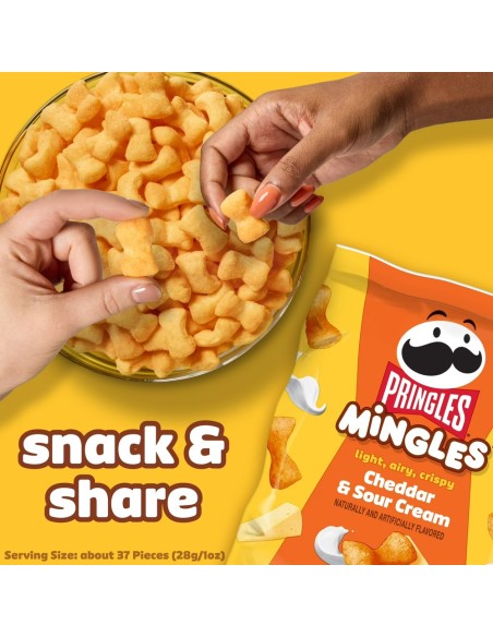 Pringles Mingles Cheddar & Sour Cream 155g | Pop's America