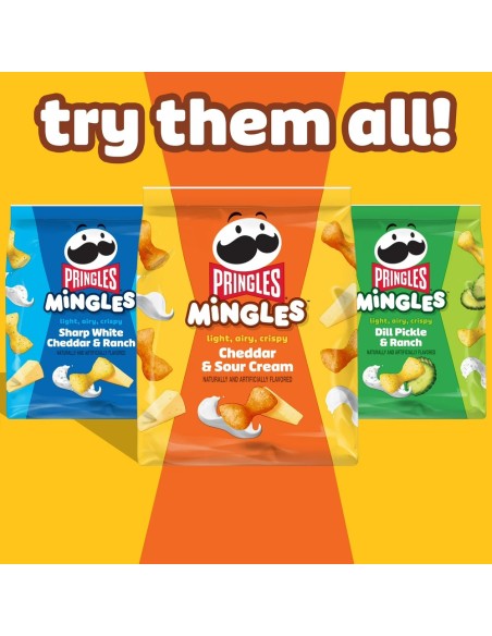 Pringles Mingles Cheddar & Sour Cream 155g | Pop's America