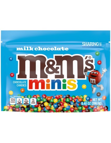 M&M's Minis Milk Chocolate Sharing Size 266,5g | Pop's America
