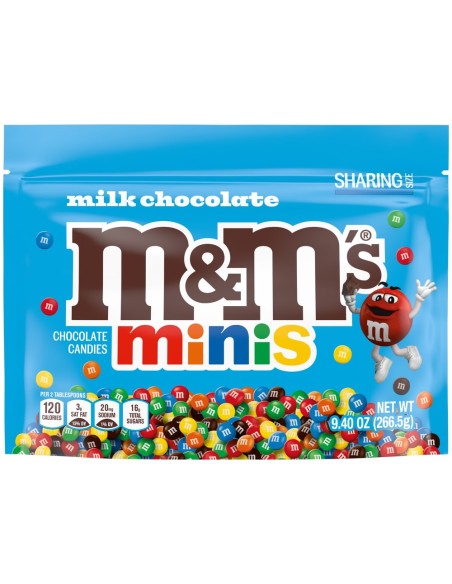 M&M's Minis Milk Chocolate Sharing Size 266,5g | Pop's America