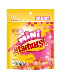 Starburst Fruit Chews Mini FaveREDs 226,8g - Bonbons Tendres US | Pop's America