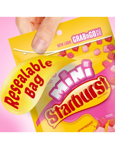 Starburst Fruit Chews Mini FaveREDs 226,8g - Bonbons Tendres US | Pop's America