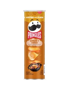 Pringles Smoky Cheddar 158g - Smoky Cheddar Crisps USA | Pop's America