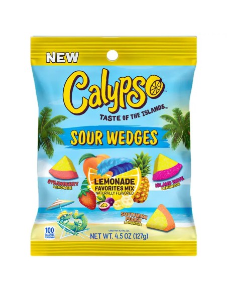 Calypso Sour Wedges Lemonade Favorites Mix 127g | Pop's America
