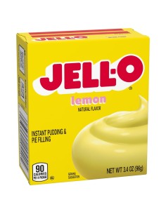Jell-O Instant Pudding & Pie Filling Lemon 96g | Pop's America 2