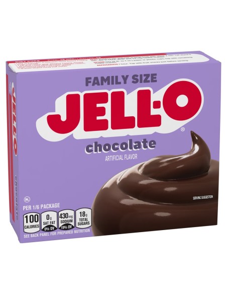 Jell-O Instant Pudding & Pie Filling Chocolate 110g | Pop's America