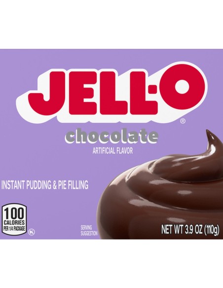 Jell-O Instant Pudding & Pie Filling Chocolate 110g | Pop's America
