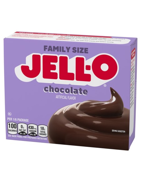 Jell-O Instant Pudding & Pie Filling Chocolate 110g | Pop's America