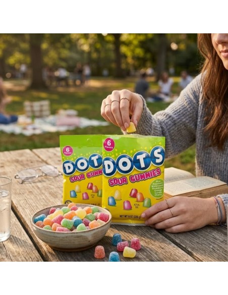 Dots Sour Gummies 226g - Caramelle aspre USA | Pop's America