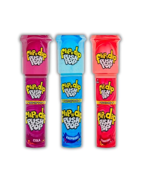Bazooka Flip-N-Dip Push Pop Cola