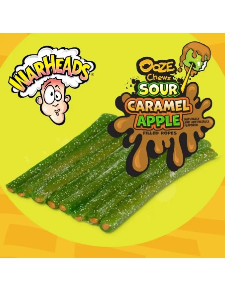 Warheads Ooze Chewz Sour Caramel Apple
