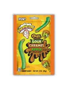 Warheads Ooze Chewz Sour Caramel Apple