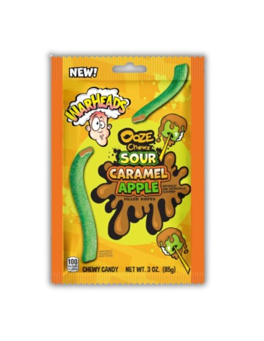 Warheads Ooze Chewz Sour Caramel Apple
