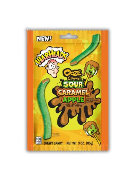 Warheads Ooze Chewz Sour Caramel Apple