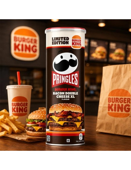 Pringles Burger King Bacon Double Cheese XL