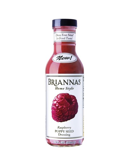 Briannas Home Style Raspberry Poppy Seed Dressing