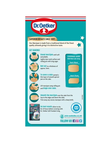 Dr. Oetker Marzipan Ready to Roll No Added Colour