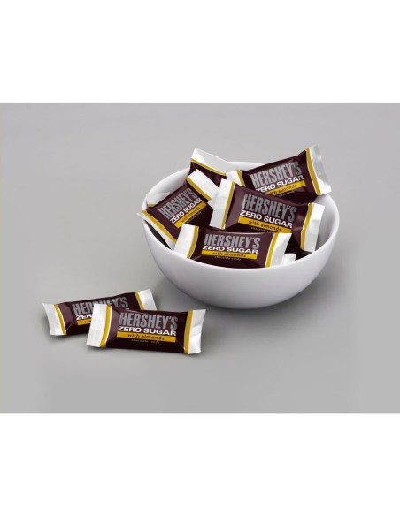 Hershey's Chocolate with Almonds Zero Sugar - Chocolat aux Amandes | Pop's America