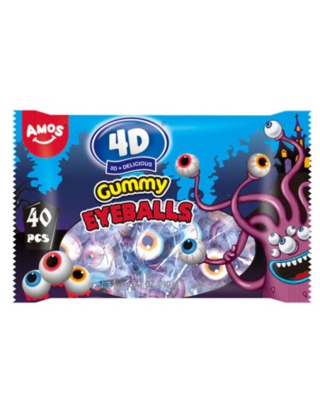 Amos 4D Gummy Eyeballs 240g