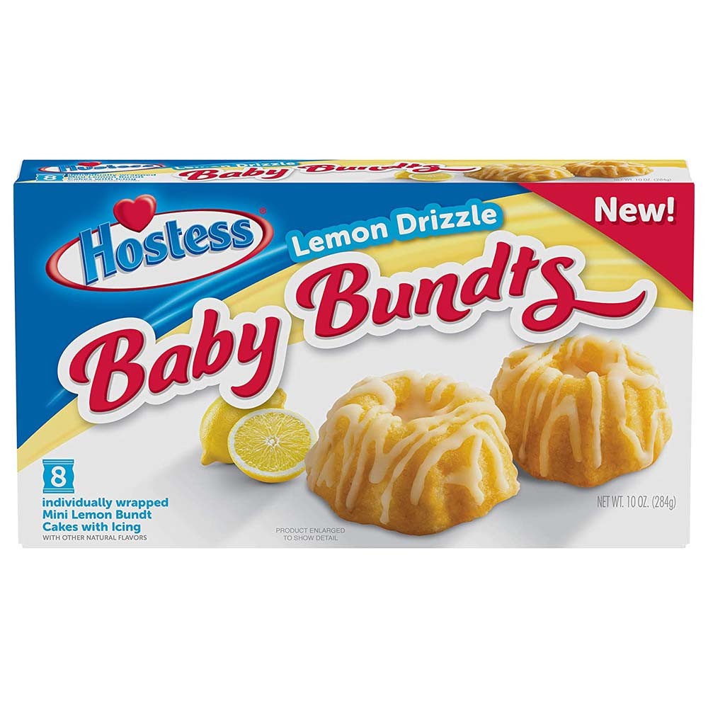 Hostess Baby Bundts Lemon Drizzle