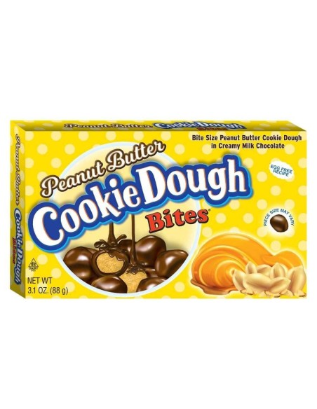 Bocaditos de masa de galletas de mantequilla de maní