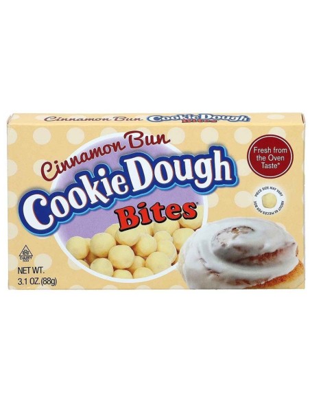 Bocaditos de masa para galletas con bollo de canela