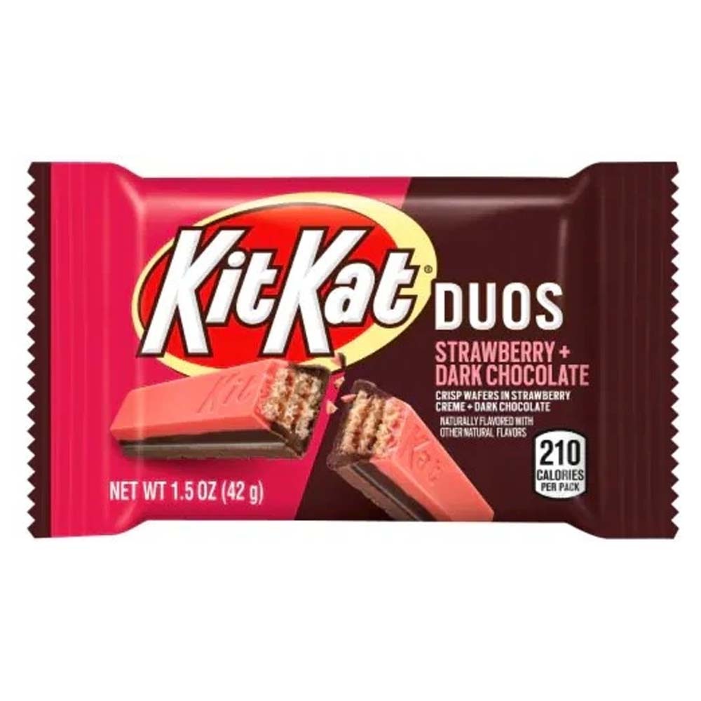 KitKat Duos Fresa y Chocolate Negro