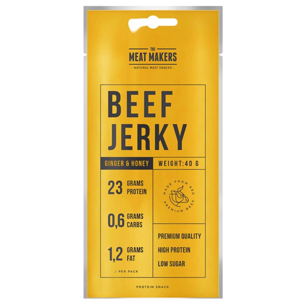 The Meat Makers Beef Jerky Ginger & Honey
