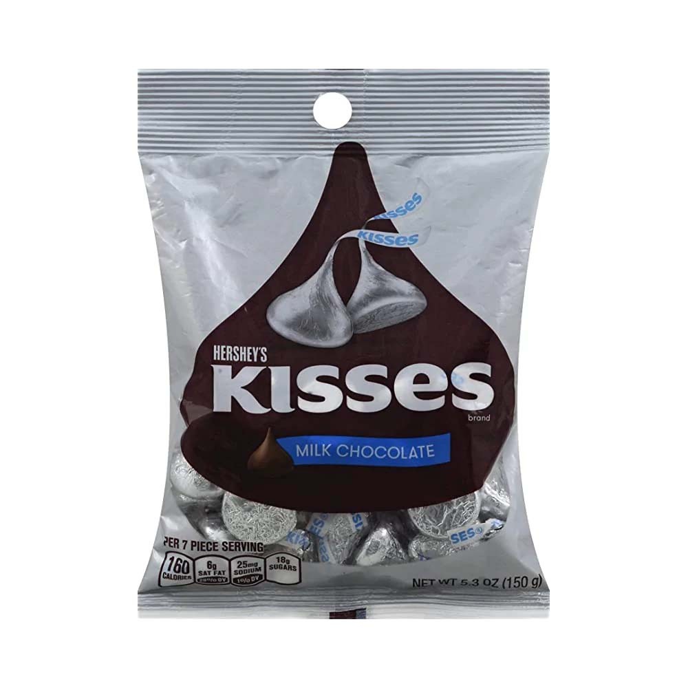 Chocolate con leche Hershey's Kisses 150g