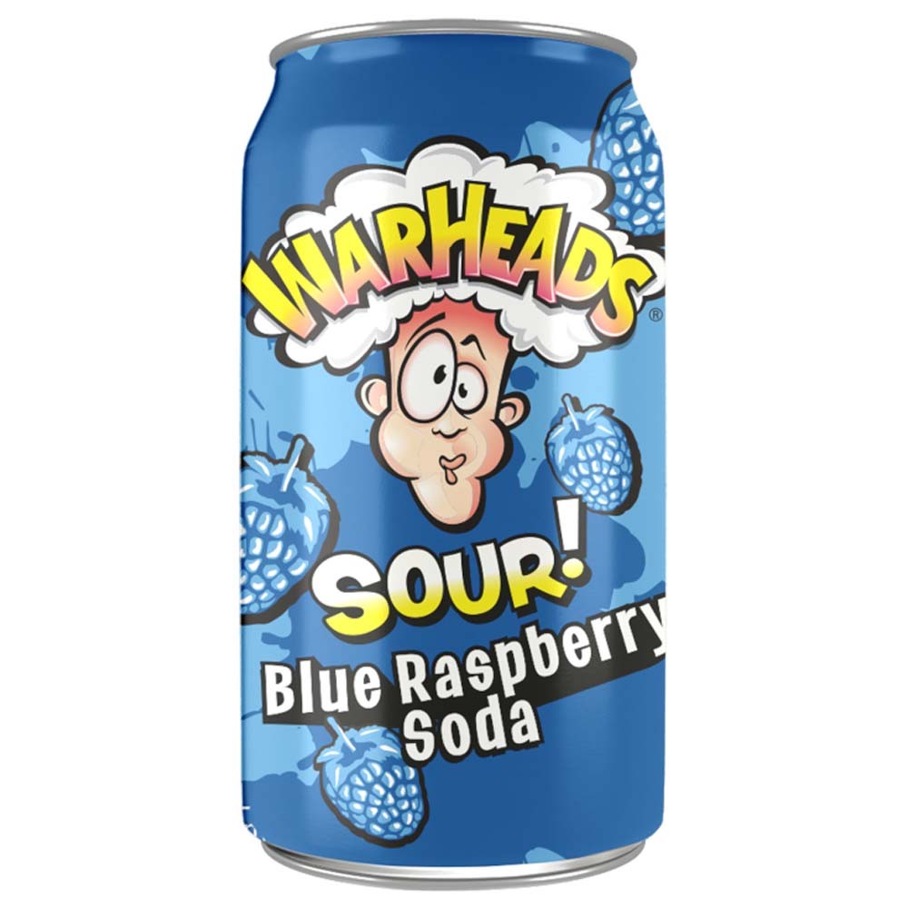 Warheads Soda Frambuesa Azul
