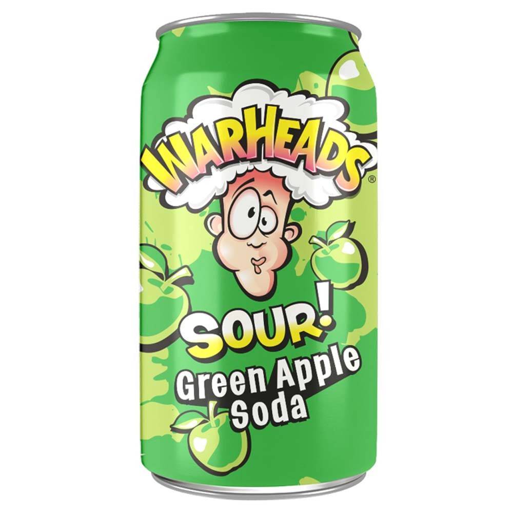 Warheads Soda Manzana Verde