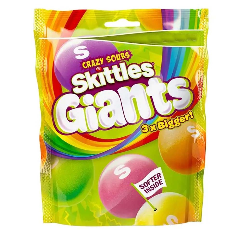 Skittles Giants Crazy Sour Sweets