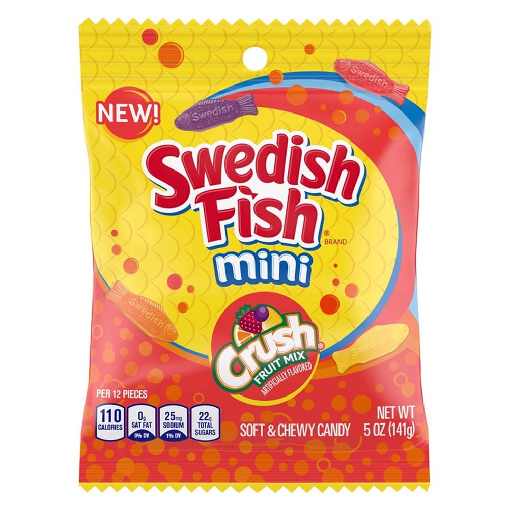 Swedish Fish Mini Crush Fruit Mix