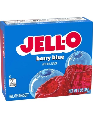 Jell-O de bayas azules