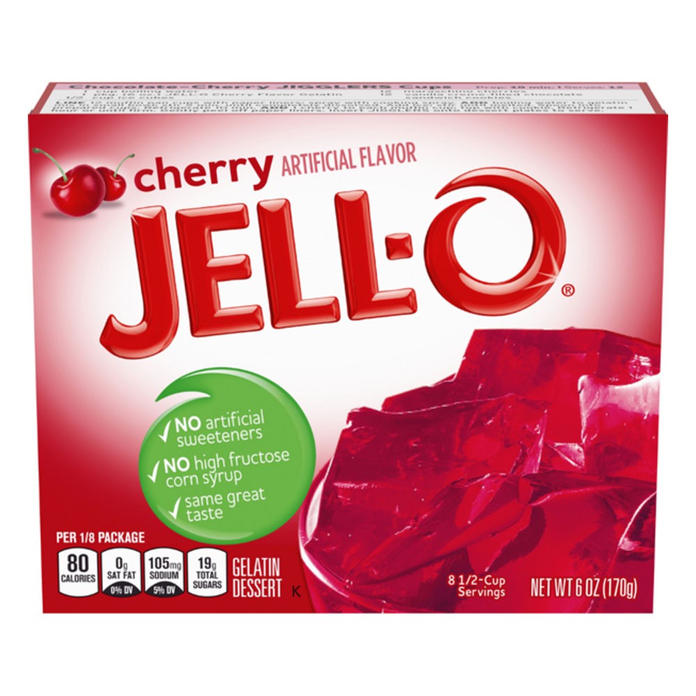 Gelatina de cereza Jell-O