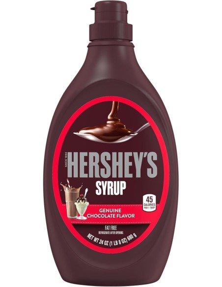 Jarabe de cobertura de chocolate de Hershey