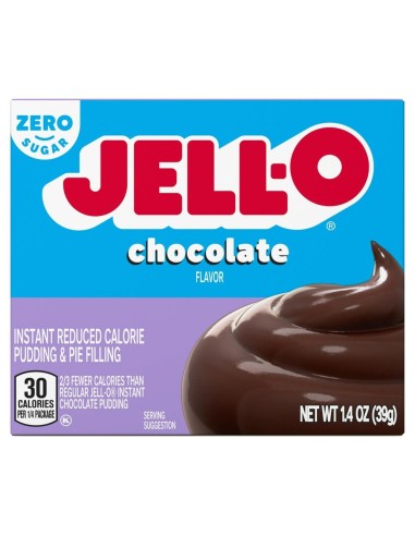 Jell-O Instant Pudding & Pie Filling Chocolate Zero Sugar