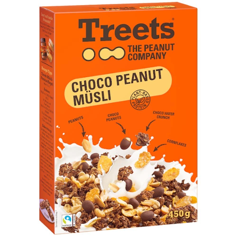 Céréales Treets Choco Peanut Müsli