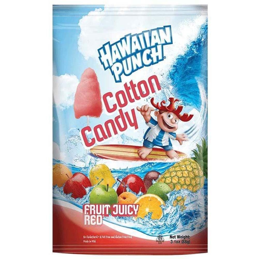 Hawaiian Punch Cotton Candy Fruit Juicy Red