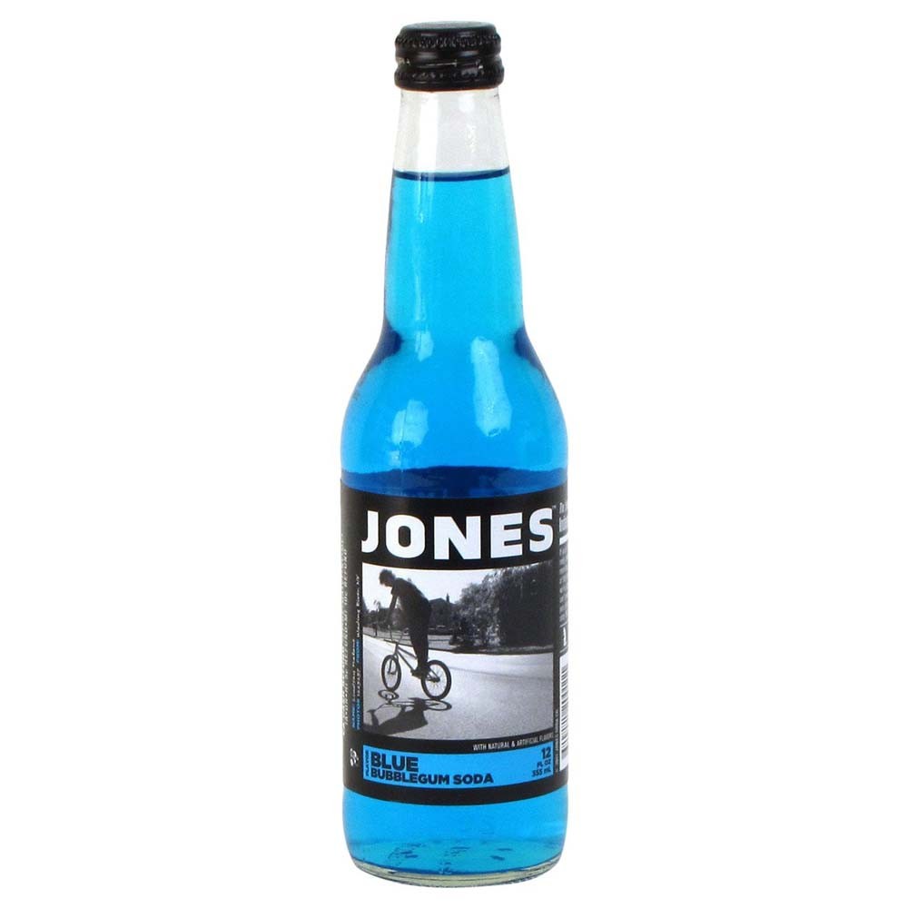 Refresco de chicle azul Jones