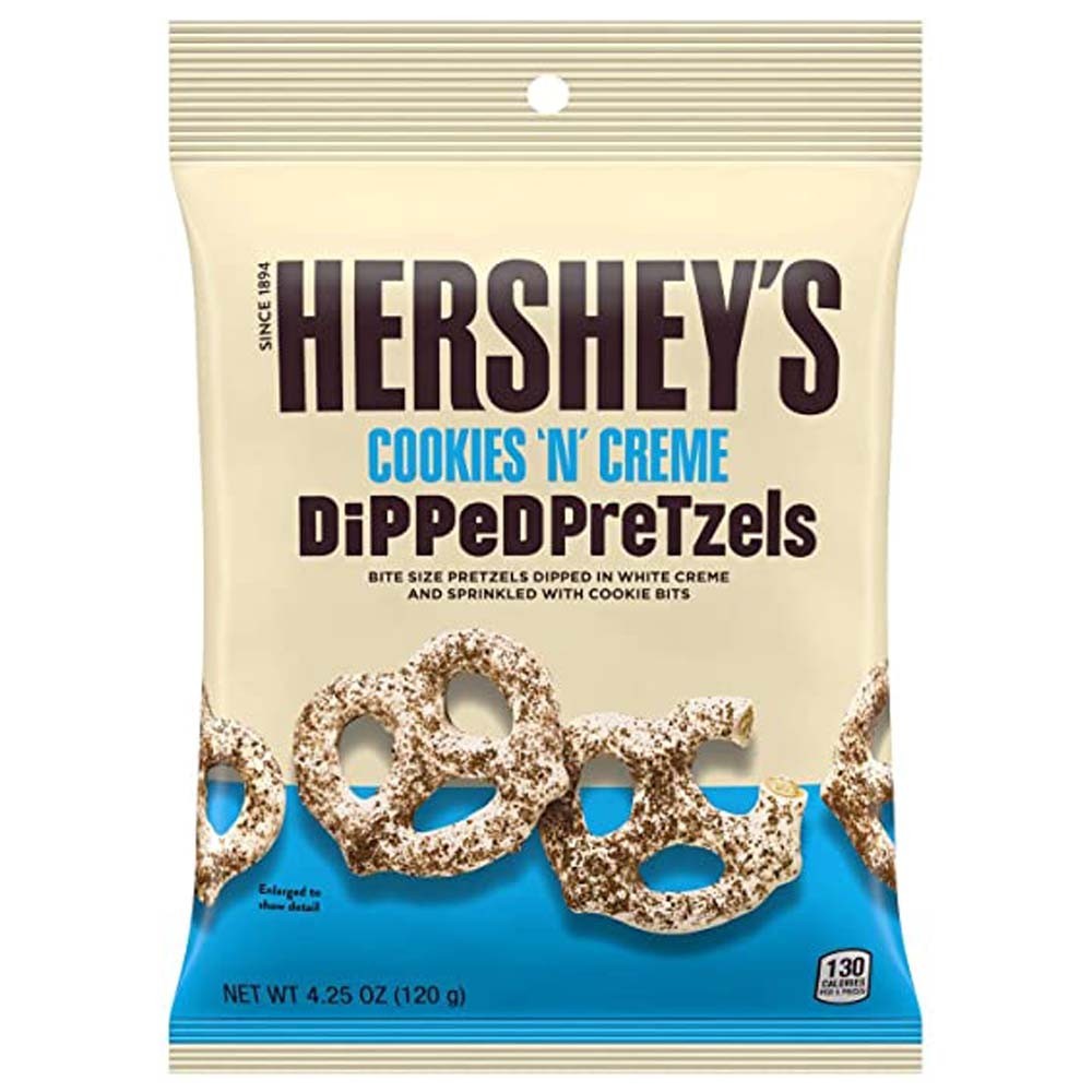 Hershey's Dipped Pretzels Cookies 'N' Creme