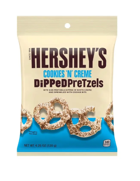 Hershey's Dipped Pretzels Cookies 'N' Creme