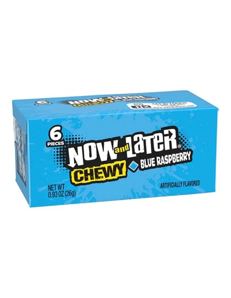 Now And Later Chewy Blue Raspberry